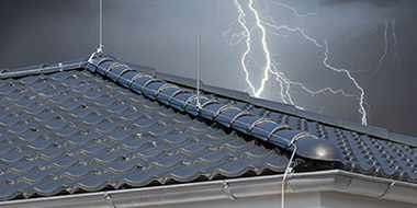 Äußerer Blitzschutz bei Elektro Hetz GmbH in Kulmbach