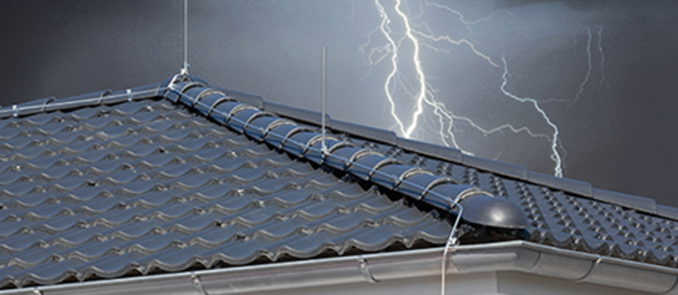 Äußerer Blitzschutz bei Elektro Hetz GmbH in Kulmbach